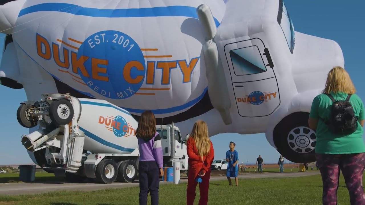 Duke City Redi Mix launches new special shape hot air balloon