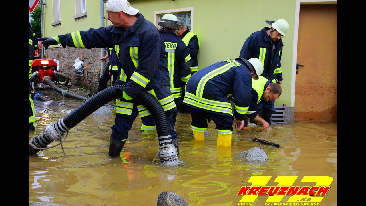 Unwetter Gemünden    Kreuznach112 de