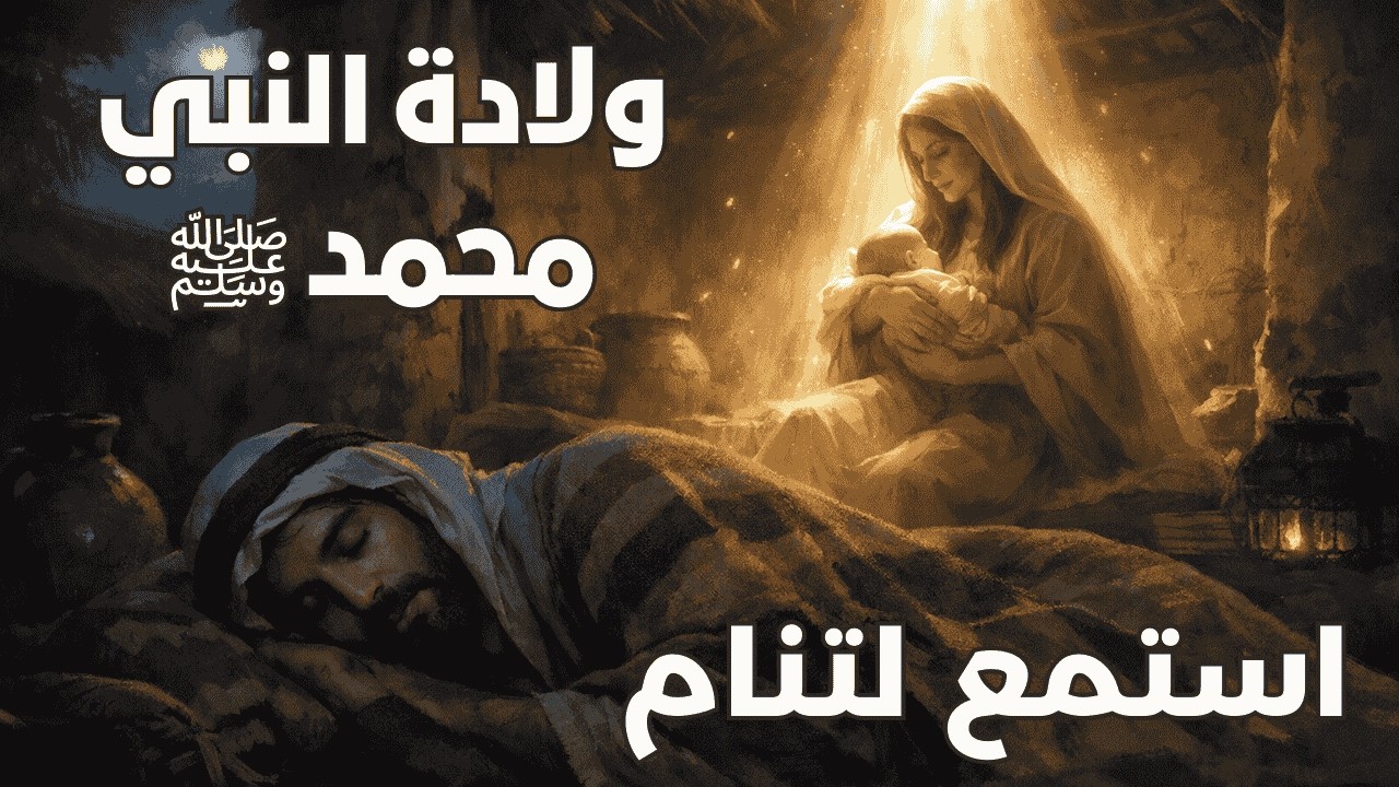 قصة ولادة النبي محمد صلى الله عليه وسلم بصوت هادئ قبل النوم 