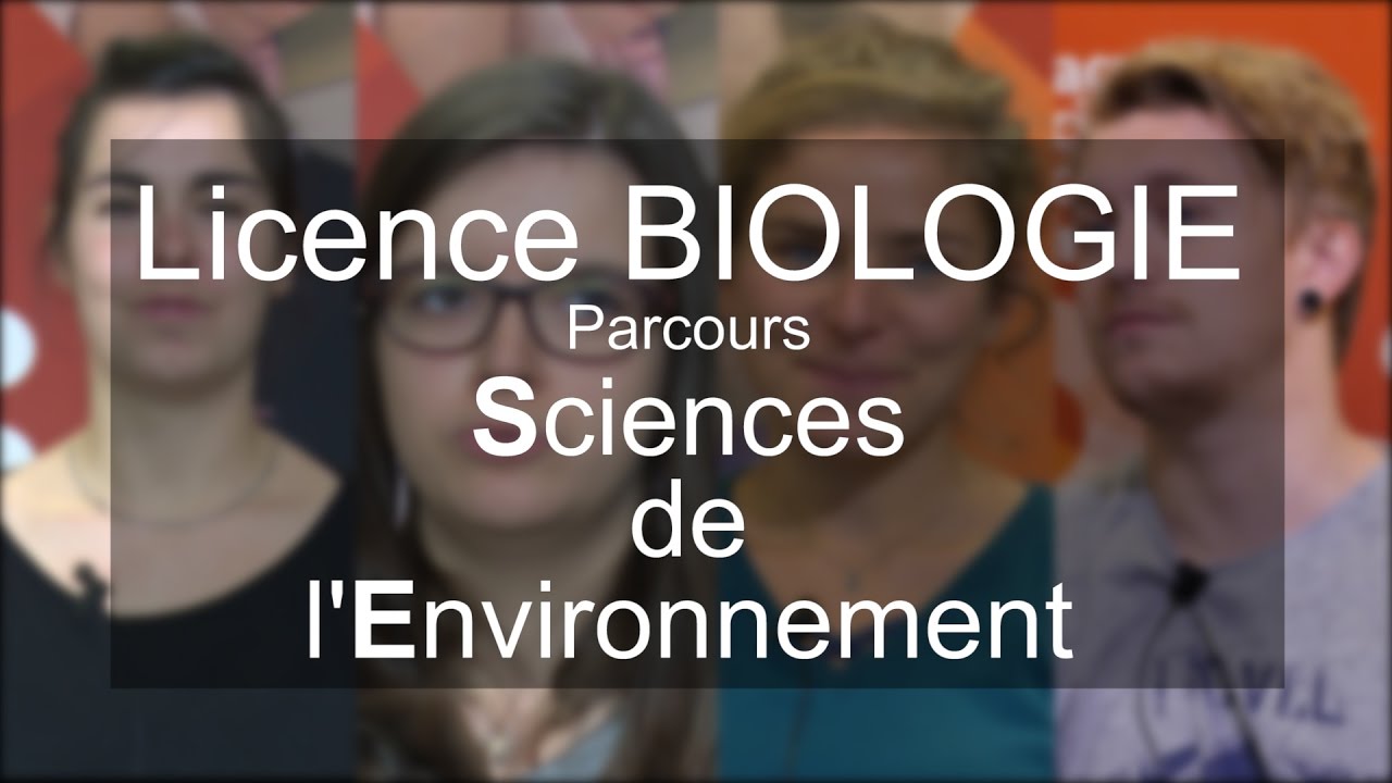Licence SVT spécialisation Sciences de l'environnement