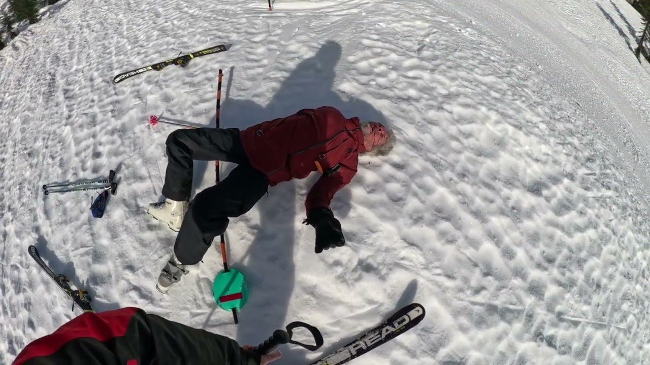 ski crash