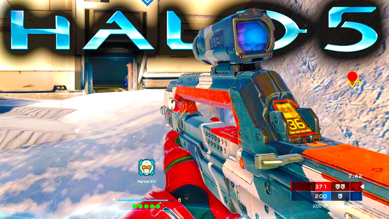 HALO 5 GAMEPLAY | Warzone on March on Stormbreak (Halo 5 Guardians Gameplay)