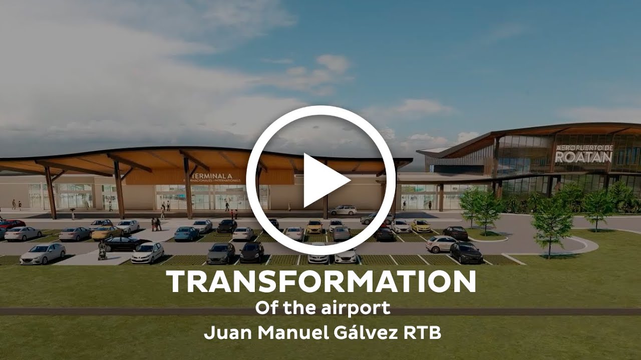 The transformation of the airport comes to Roatán