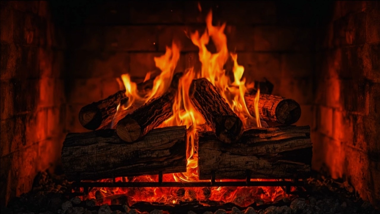 🔥 Still Flame Comfort | Natural Fireplace Atmosphere for Calm Nights