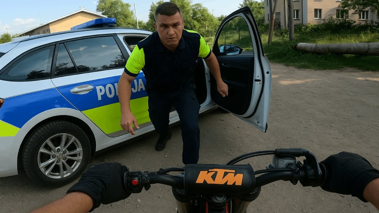 Ucieczki Motocyklistów Przed Policją.