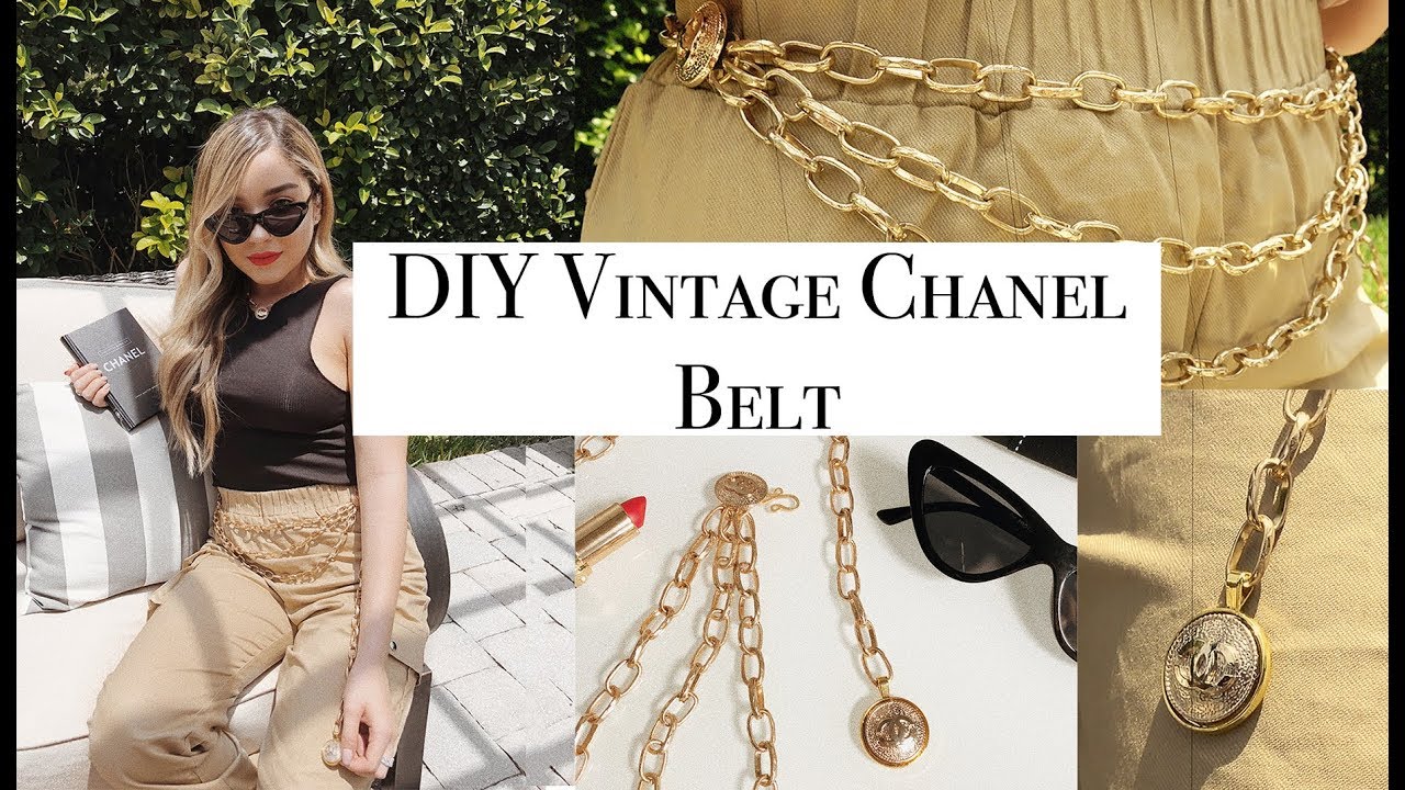 DIY Chanel Inspired Vintage Belt (Only $50) | Lauren Cristine