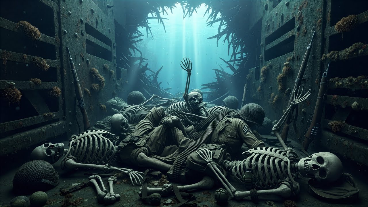 Discovery of the Lost D-Day Landing Craft | 23 Soldiers Preserved in the Depths