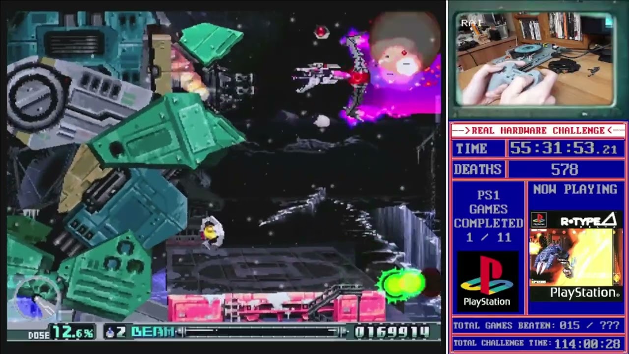 R Type Delta - Playstation - real hardware longplay (no death)