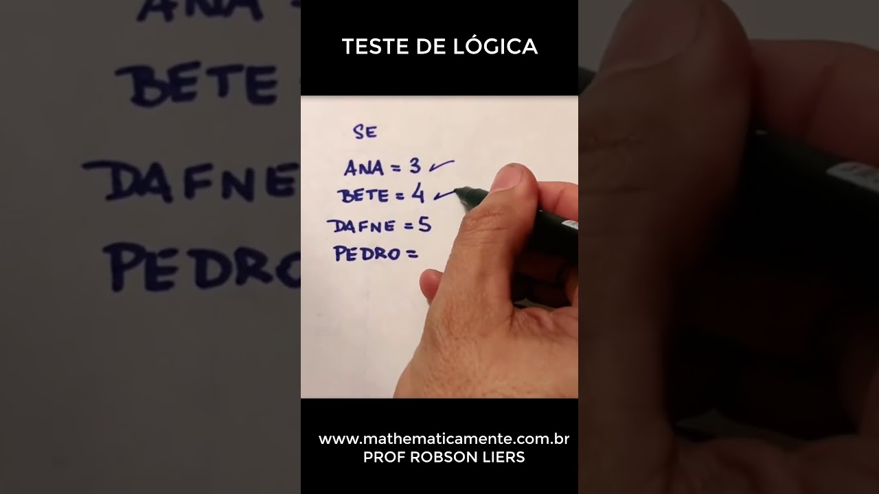 TESTE DE LÓGICA