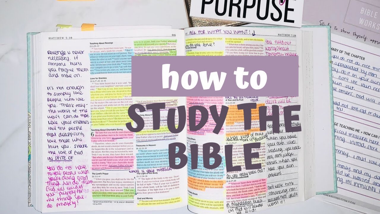 How to Study the Bible + DEMO (TIPS FOR NEW + OLD CHRISTIANS)