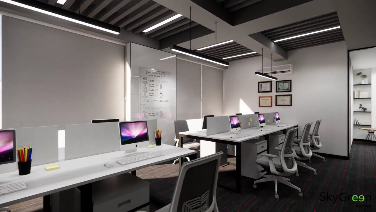 1150 Sq. Ft Office Interior for Growth Power | Designed by SkyGreen Interior | Nikol, Ahmedabad