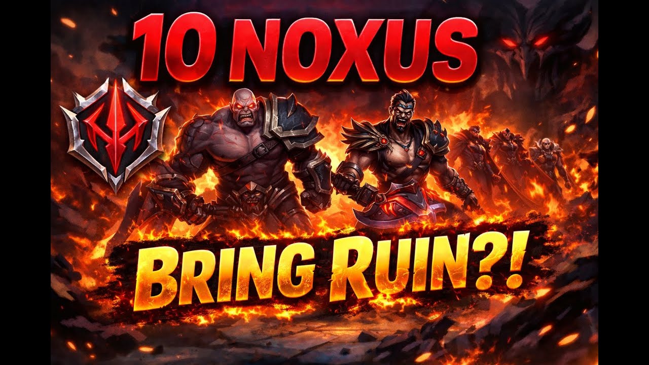 👉 10 NOXUS = BRING RUIN?! - TFT