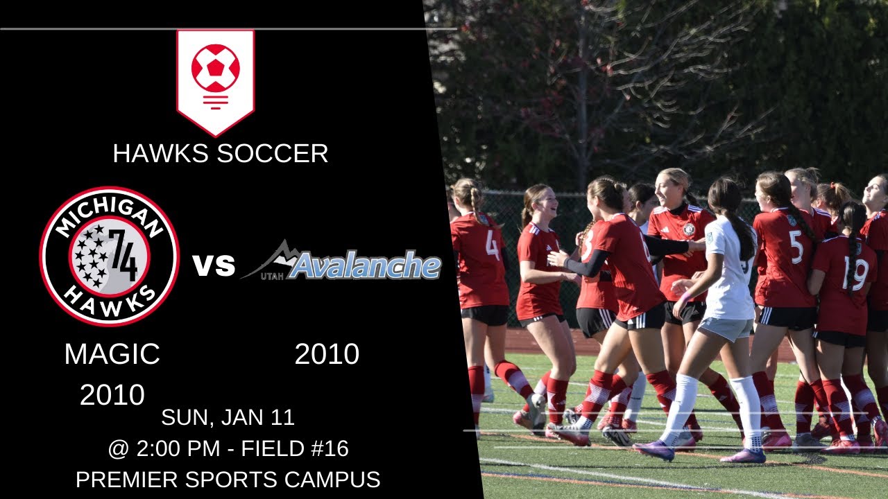 Hawks Magic 2010 Girls ECNL vs Utah Avalanche ECNL 1 11 26   4K
