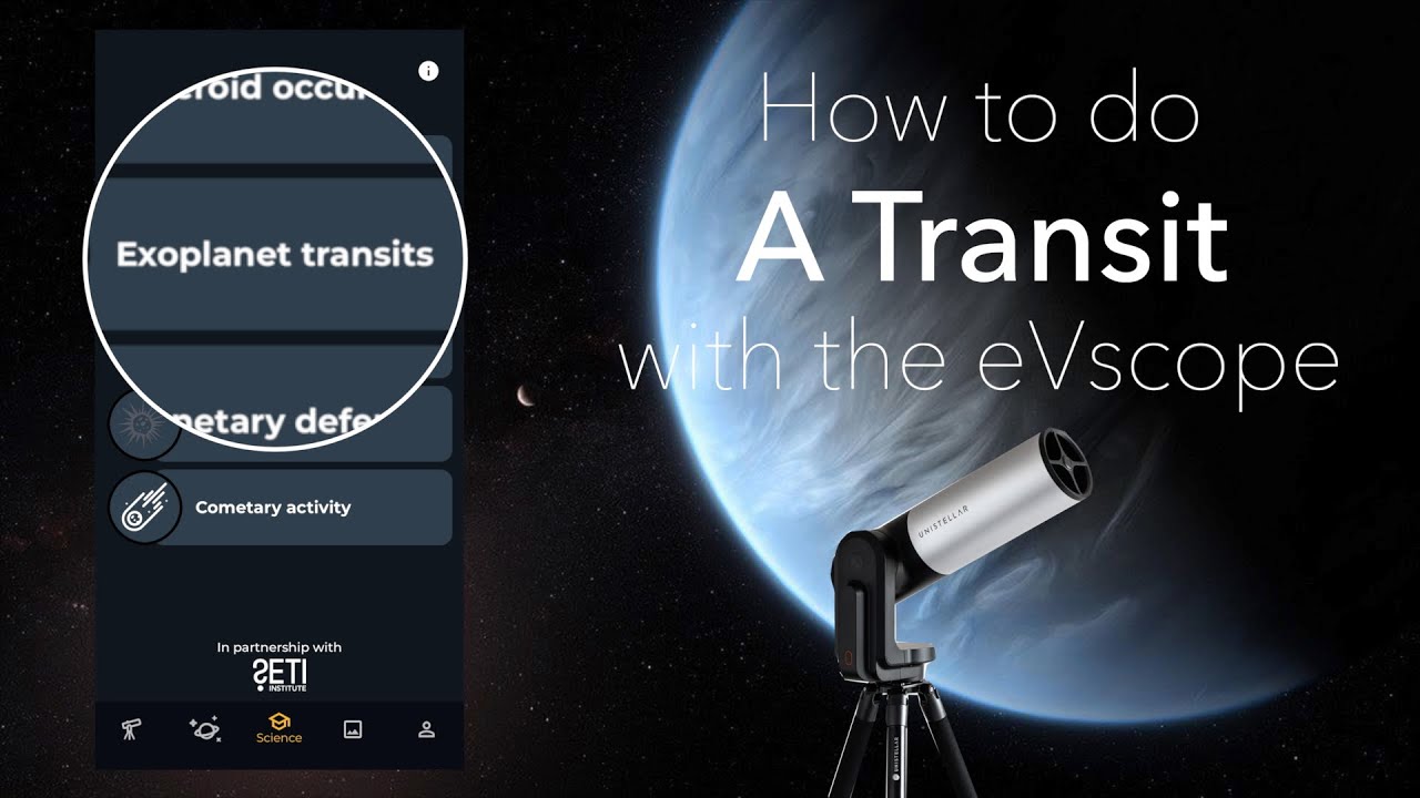 Transit 101: Become an Exoplanet Hunter with your eVscope