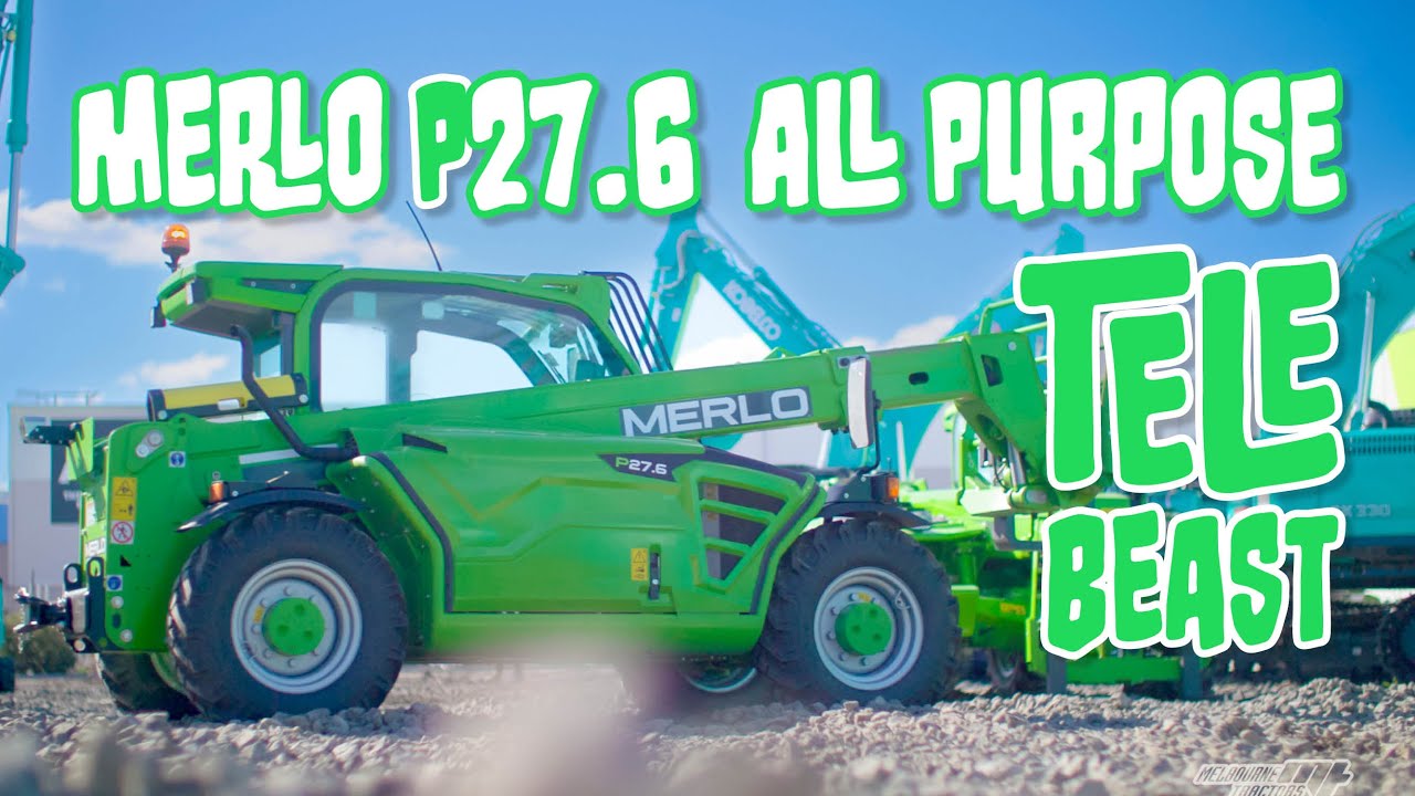 Come on a quick Merlo P27.6 Telehandler walk around!