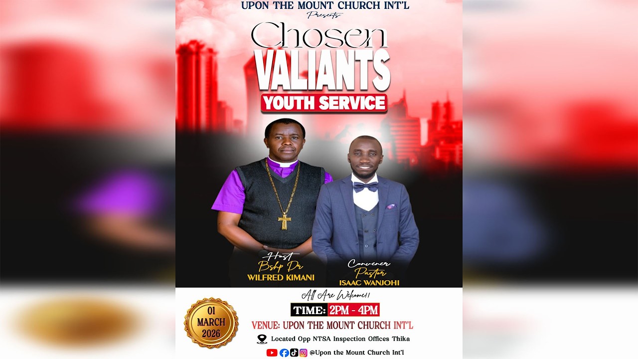 CHOSEN VALIANTS YOUTH SERVICE || 1ST MARCH 2026 || UPON THE MOUNT CHURCH INT'L