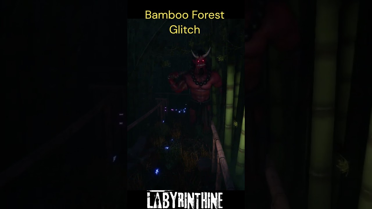 Dead End Escape Glitch on Bamboo Forest in Labyrinthine #labyrinthine #scary #shorts #trending