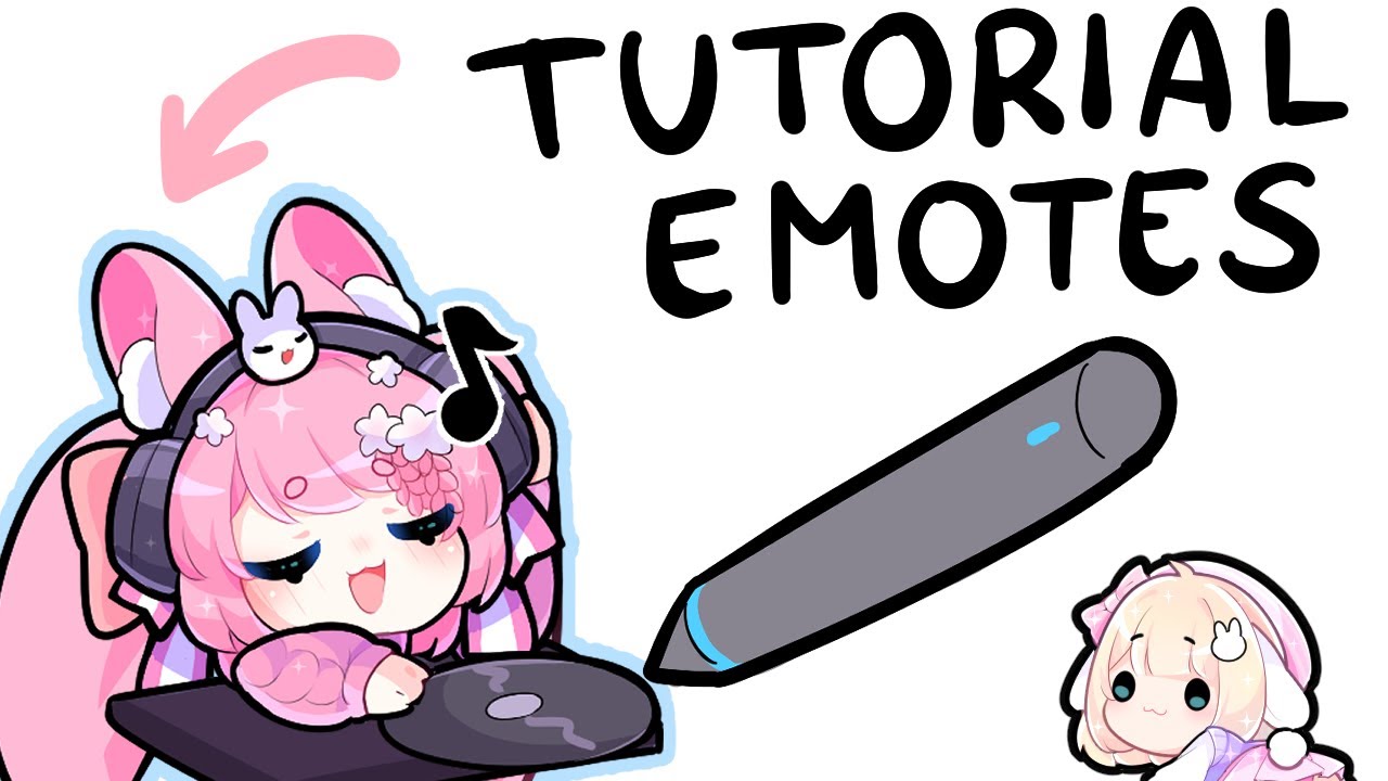【TUTORIAL】| Cómo hacer EMOTES para Twitch 🥰 ❤ Cunibunny