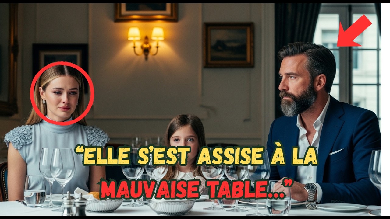 La Pauvre Fille S’assoit à la Mauvaise Table… Le PDG Dit “Reste” et Sa Vie Change Pour Toujours