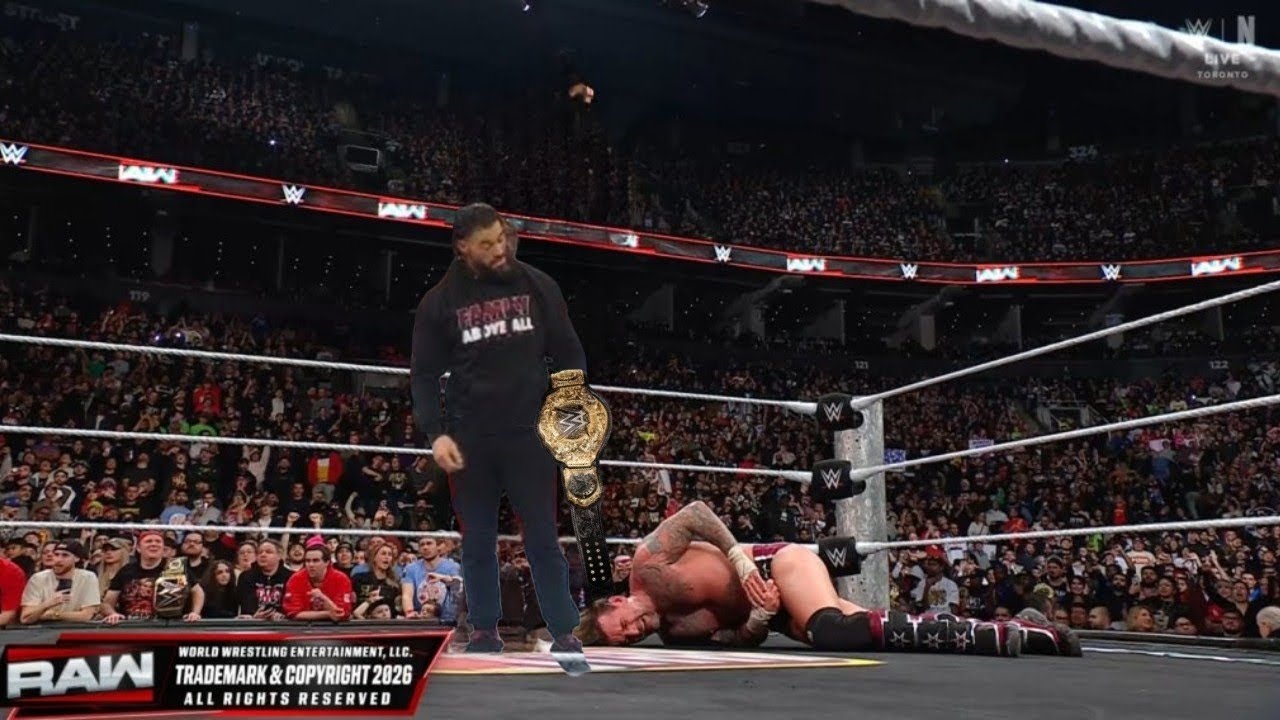 OMG😱Roman Reigns Brutal Attack On Cm Punk on Raw Highlights 2026!