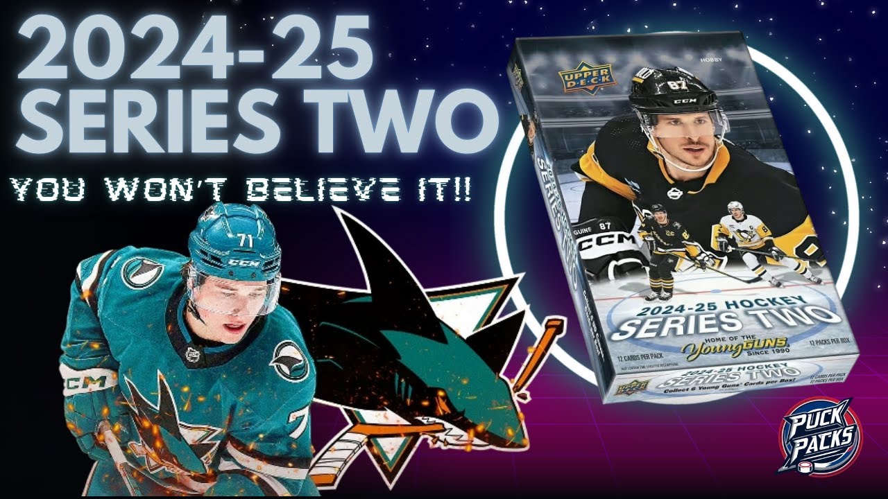 I CAN’T BELIEVE IT!! 2024-25 Series Two #hockeycards #upperdeckhockey #hockey #sportscards #nhl