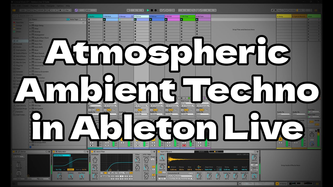 How To Make Atmospheric Ambient Techno, Liminal Music In Under 30 Minutes | Ableton Guide