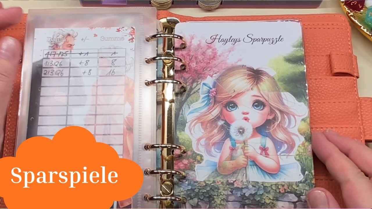 🌸 Sparspiele 2. Woche | März 2026 | Teil 3 | 🌸Sparen mit der Umschlagmethode | Finanzen ganz einfach