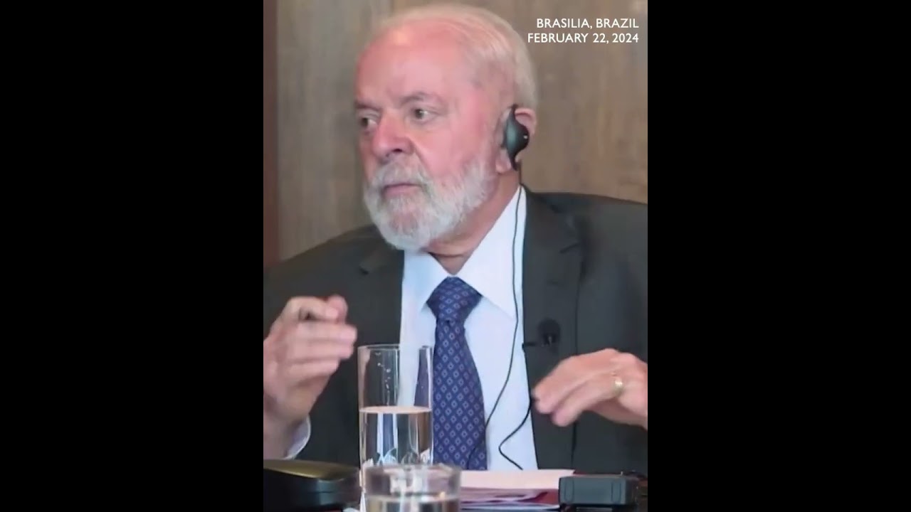 Brazil's Lula meets Russian FM Sergei Lavrov at Alvorada Palace
