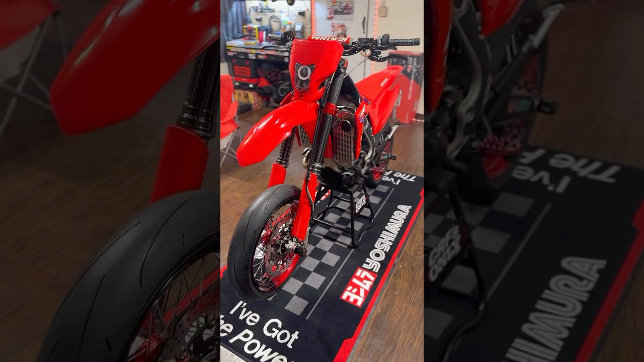 🤤CRF SUPERMOTO 🔥 #crf450l #crf450rl #supermotolife