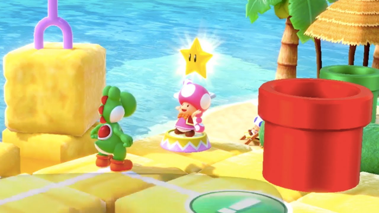 Super Mario Party - Megafruit Paradise (Yoshi, Monty Mole, Bowser Jr & Koopa Troopa) | MarioGamers