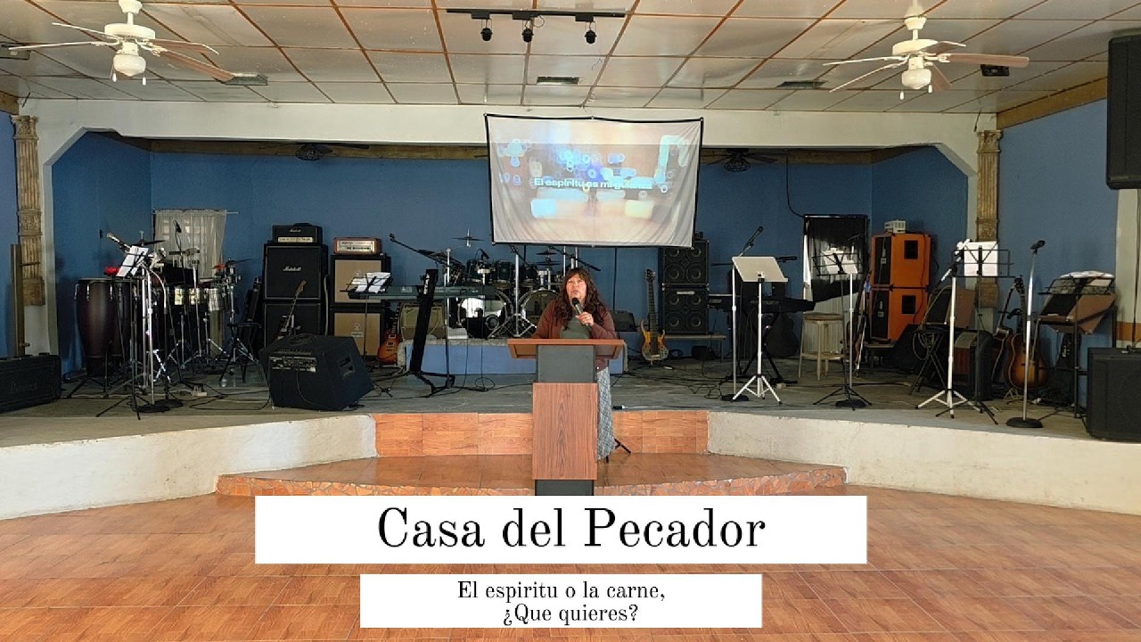 Mensaje Dominical - Espíritu o carne ¿Qué Quieres?- Leticia Juarez