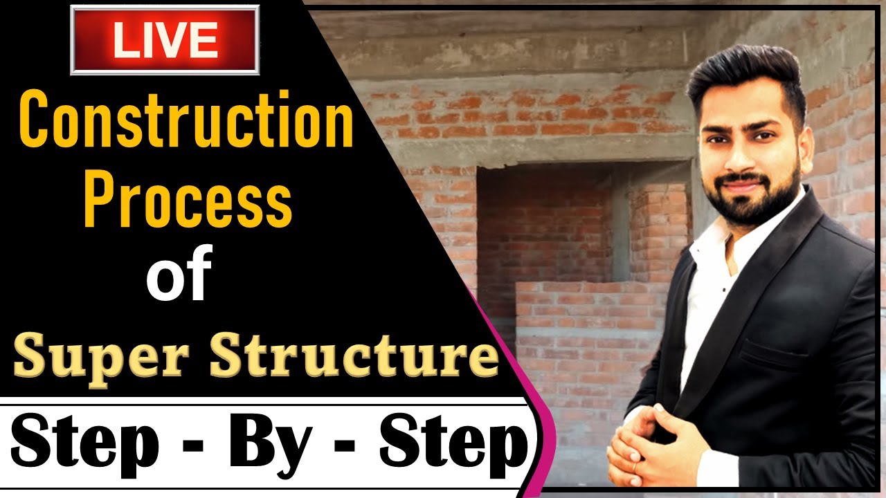 Live Class || Construction process of Super-structure by Civil Guruji