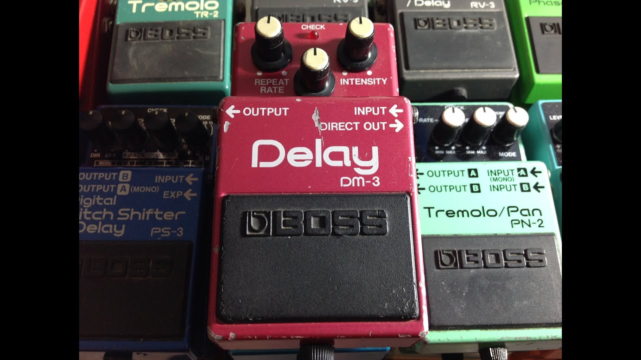 Boss Pedal Review 38: DM-3 Delay
