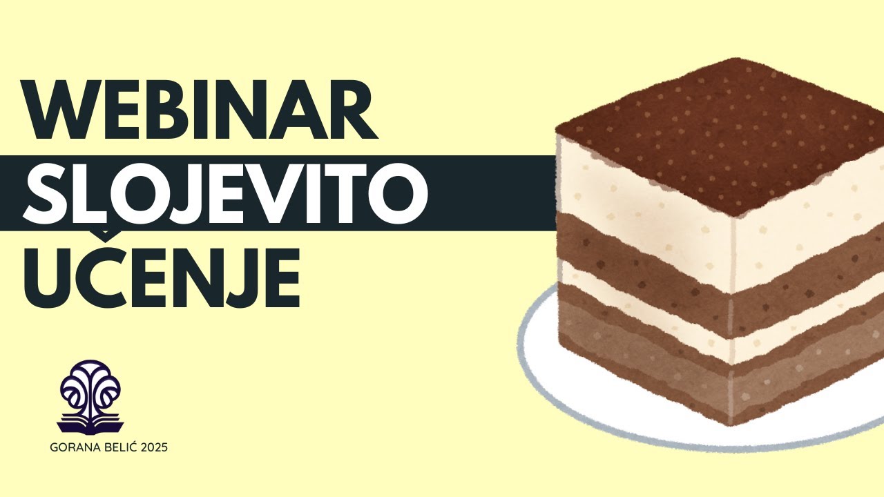 WEBINAR - SLOJEVITO UČENJE