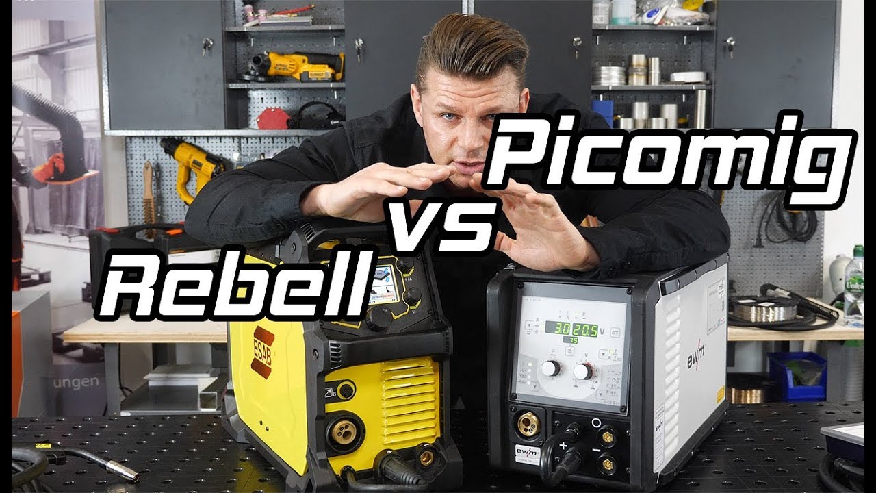 Vergleich Testbericht MIG MAG Schweißgerät EWM Picomig vs Esab Rebel