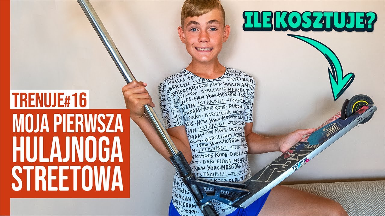 MOJA PIERWSZA HULAJNOGA STREETOWA / MILO SIĘ TRENUJE #16