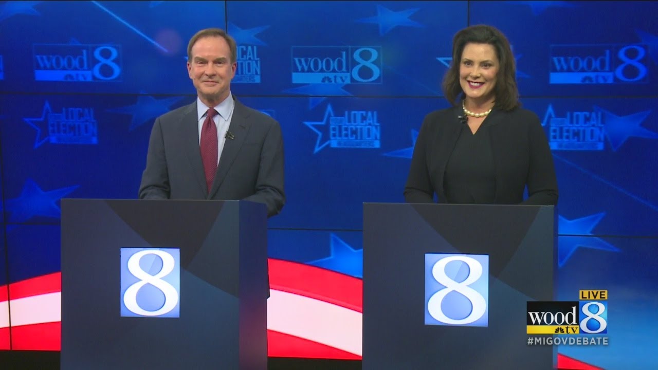The Michigan gubernatorial debate at WOOD TV8