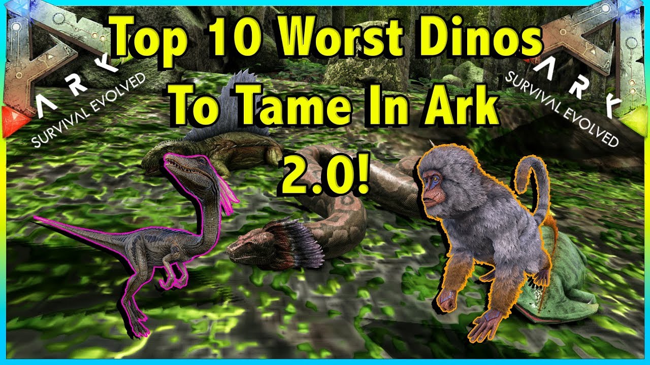 TOP 10 WORST CREATURES THAT YOU SHOULDN'T TAME IN ARK SURVIVAL EVOLVED!! || ARK TOP 10!