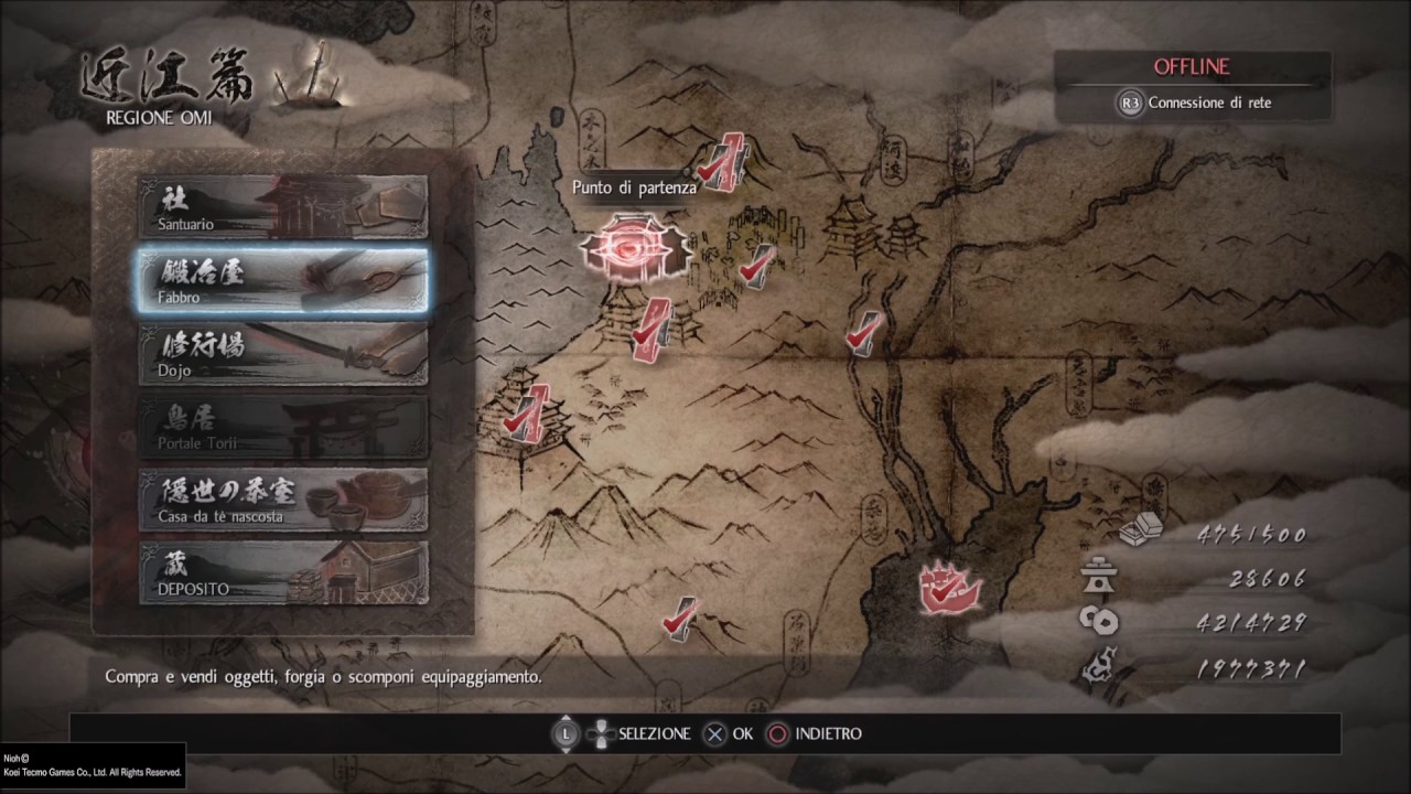 Nioh- Guida Danno Armi 1900