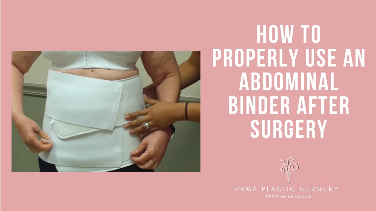 How To Properly Use an Abdominal Binder After Surgery