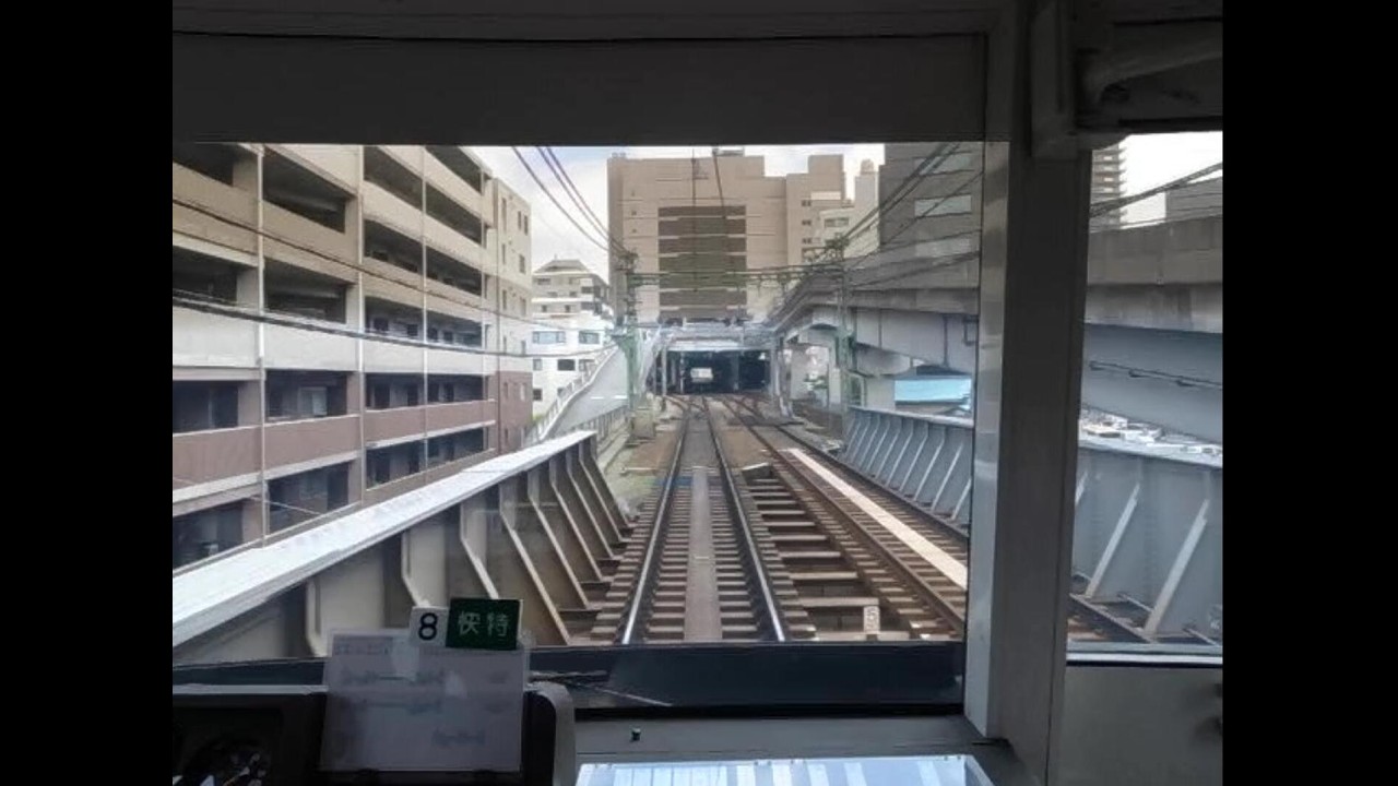 2010 品川駅から下り京急線 横浜の方へ 100730-LCNE
