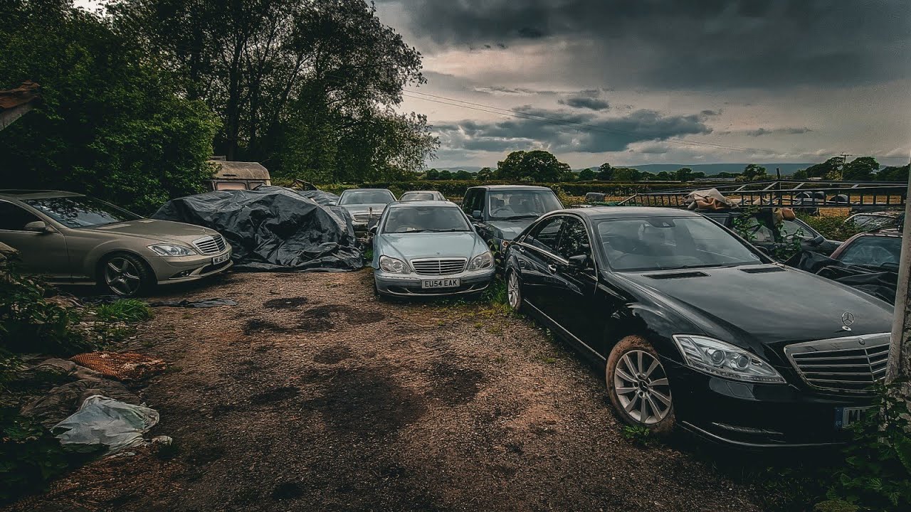 BARNFIND Car GRAVEYARD You Will NOT BELIEVE What we find | Rare MERCEDES-BENZ