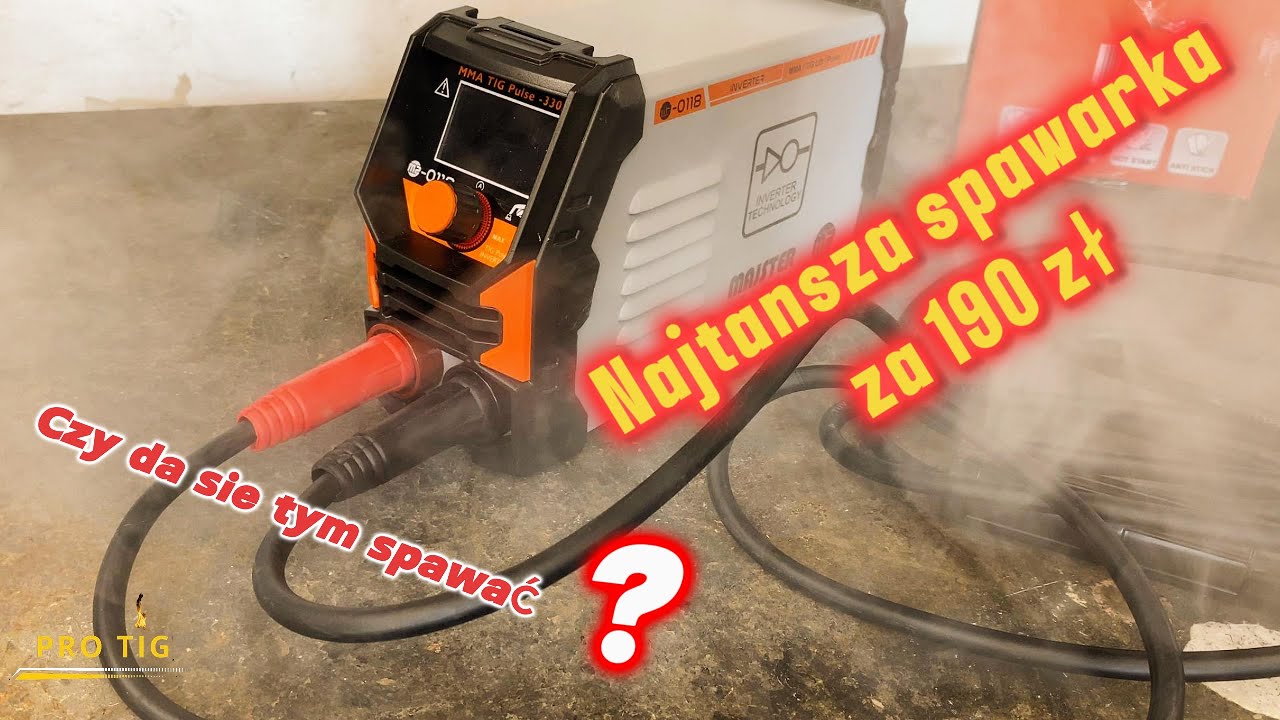 Spawarka 330A za 190 zł czy jest coś warta i czy da się nią spawać zobacz sam m&oacute;j test