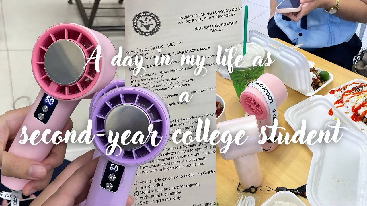 A day in my life as a second-year college student in PLV || Midterm exams