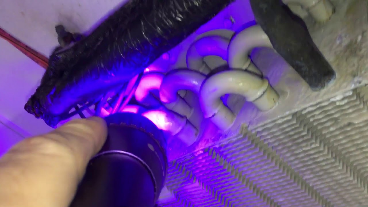 Leak detection, ultrasonic, UV dye, H 10, DeTec Stratus,  depending on the leak at time of testing