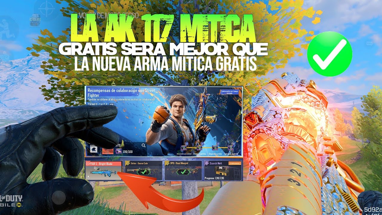 GRACIAS ACTIVISION! LA AK 117 LA MEJOR MITICA GRATIS | SERA MEJOR QUE LA NUEVA MITICA GRATIS? 