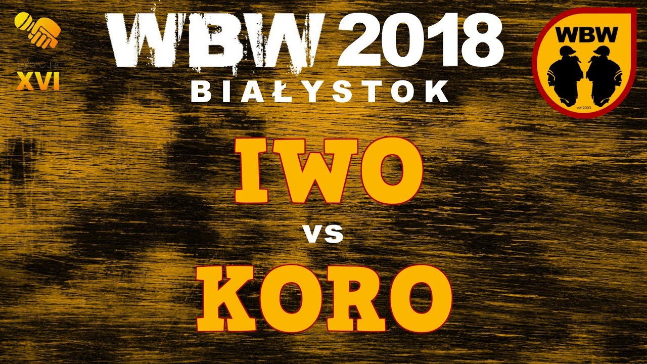 Koro 🆚 Iwo 🎤 WBW 2018 Białystok (1/2) Freestyle Battle