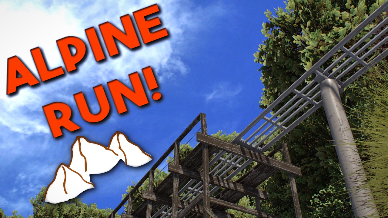 No Limits 2- ALPINE RUN! Gravity Coaster
