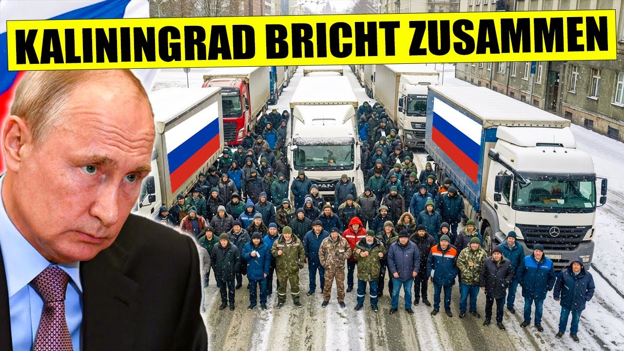 Massenentlassungen in Kaliningrad – 18.000 Trucker gefangen, Grenzen und Fabriken schließen
