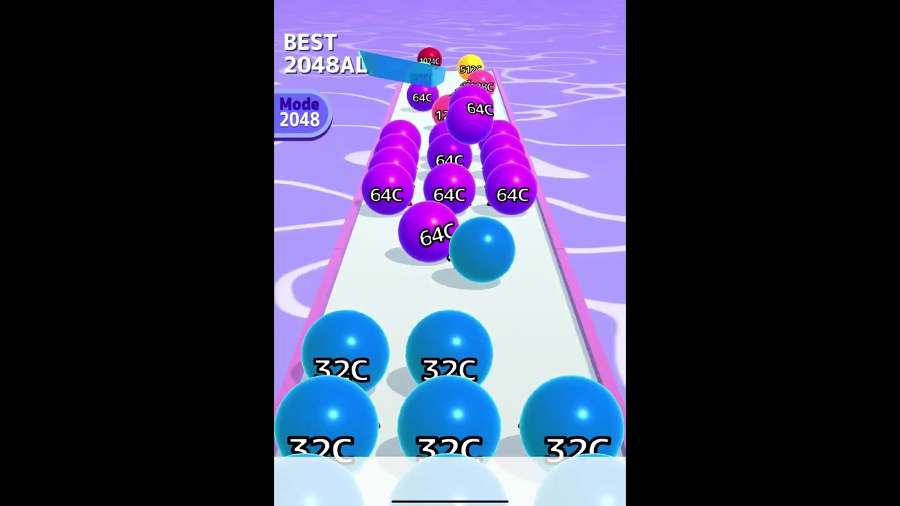 BALLRUN2048 CLICK 2048 MODE AT 16AA!!!!!!!!!